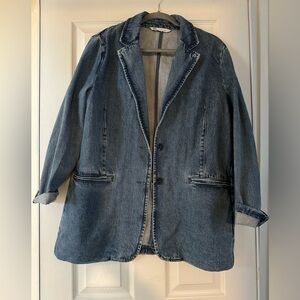 Denim blazer